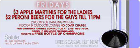 click for special friday guest list!